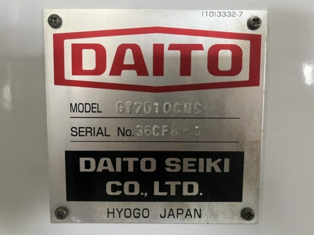 1,000 mm Bandsaw Daito Seiki 2007